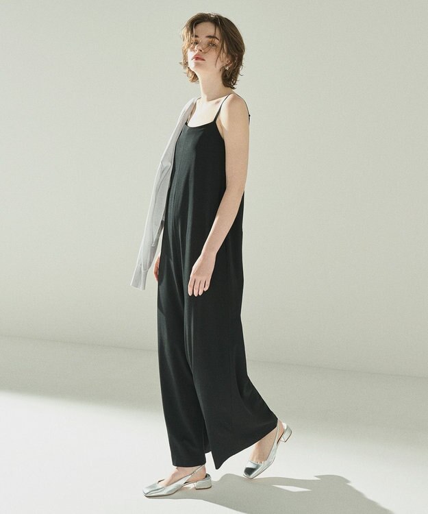 uncrave 【接触冷感・撥水・洗濯機洗い可】クールタッチツイル オールインワン（uncrave STANDARD） ブラック