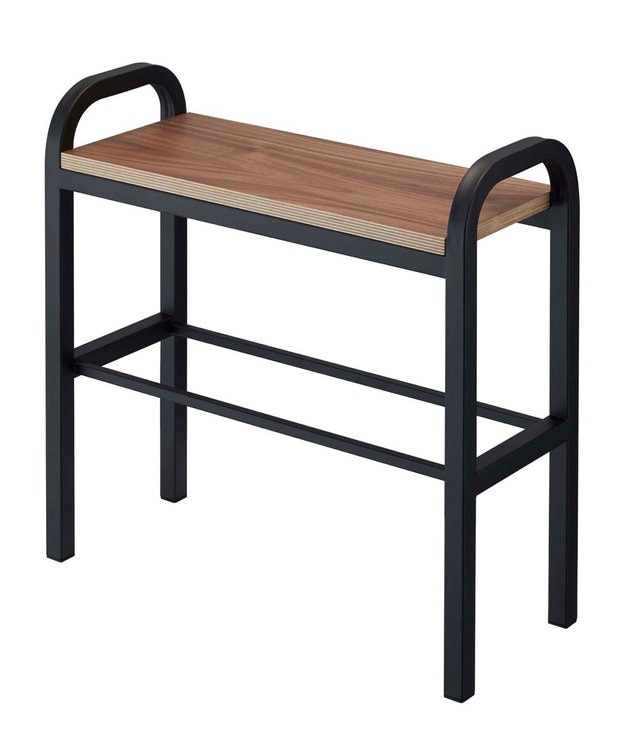 tower 立ちやすいベンチシューズラック タワー  ブラック ブラック