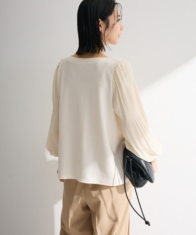 Green Parks ＳＥＴ２点　ネックレス＋マジョリカプルオーバー Ivory