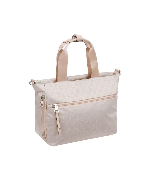 ACE BAGS & LUGGAGE PROGRES プログレ プリエ ハンドバッグ ２WAYショルダー 68164  レディース 強撥水機能 ベージュ