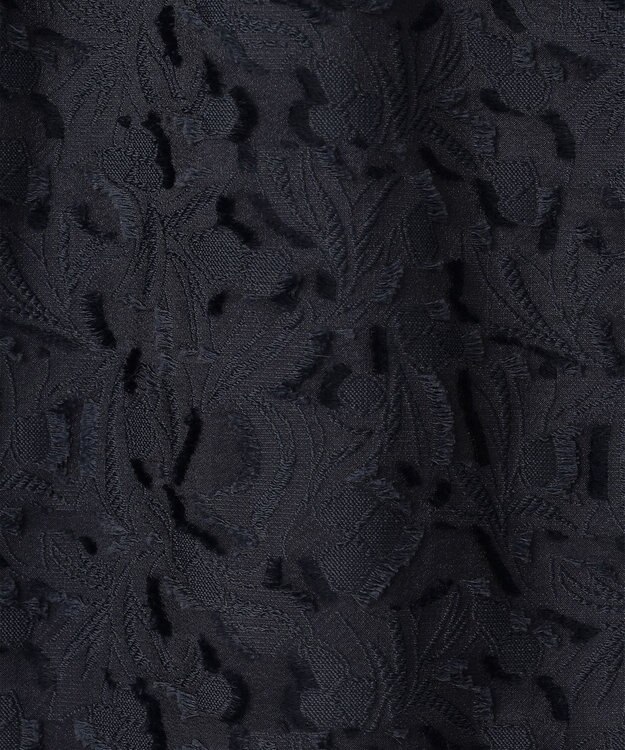 自由区 S YONEZAWAレーシージャガード スカート ネイビー系