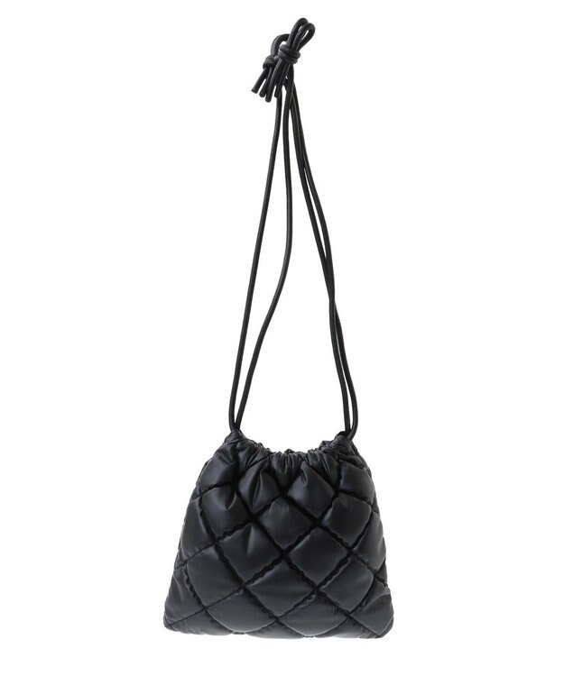 Green Parks ・ＱＵＯＮ　合皮キルト巾着