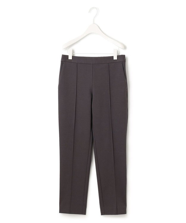 ICB L 【セットアップ対応・洗える】コットンコンプレッシャー テーパードパンツ ミディアムグレー系