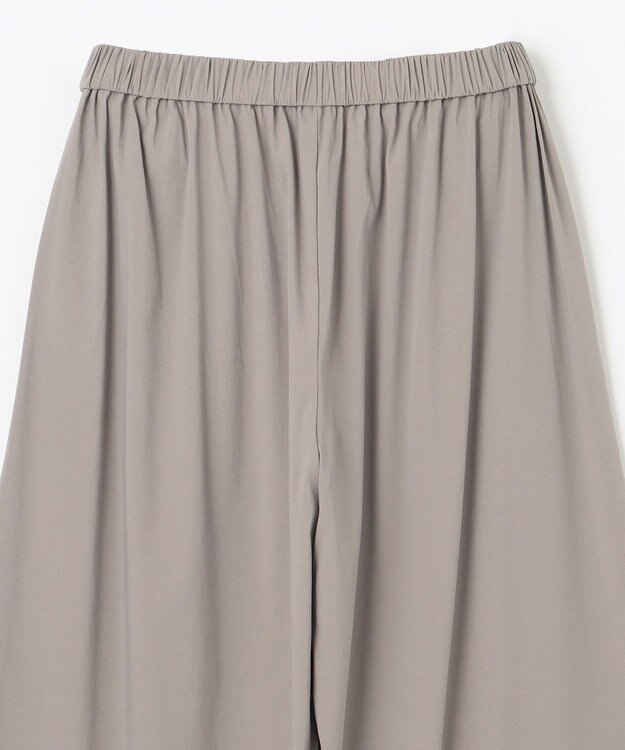 ANY 【ウエストゴム】清涼リラックスクロップドパンツ ライトモカ