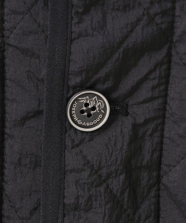 JOSEPH ABBOUD MOUNTAIN 【サステナブル/中綿/軽量/北陸ファブリック】ライトナイロンワッシャーブルゾン ブラック系