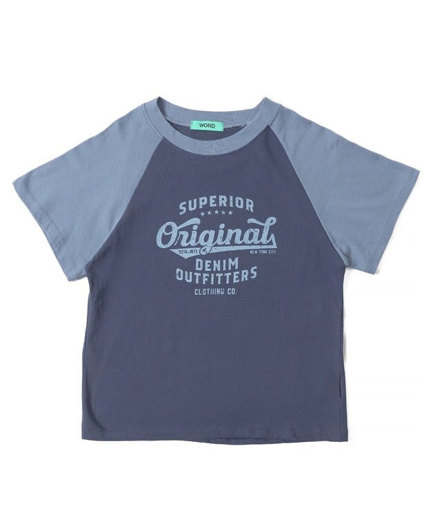 WEGO ロゴラグランT ネイビー