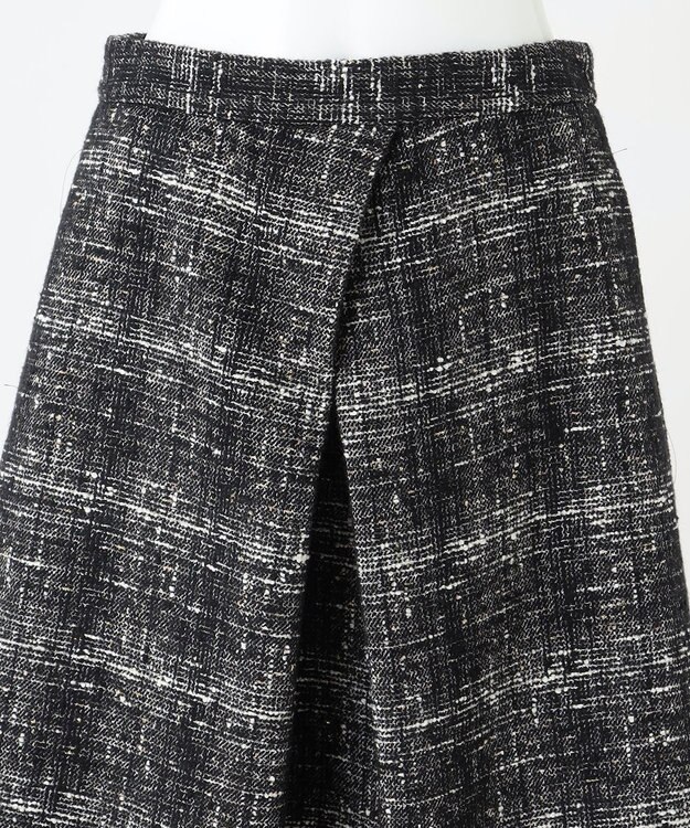 23区 S 【R(アール)】GIOLICAネップチェックツイード スカート ブラック系