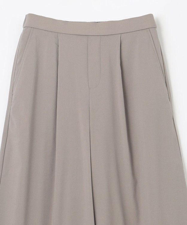 ANY 【ウエストゴム】清涼リラックスクロップドパンツ ライトモカ