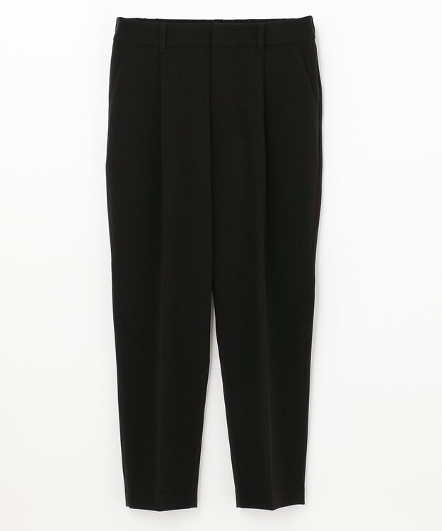 ANY 【洗える】エステルソフトストレッチ パンツ ブラック系