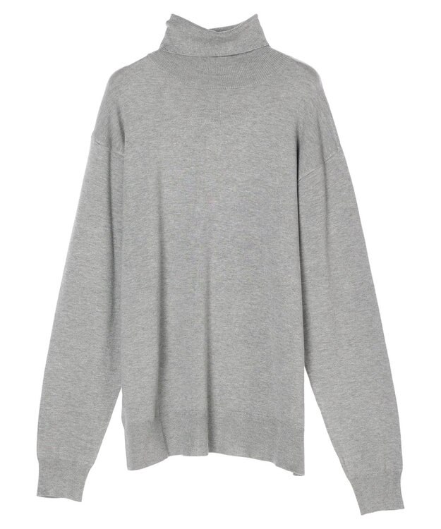 CRAFT STANDARD BOUTIQUE タートルネックニットプルオーバー Light Gray