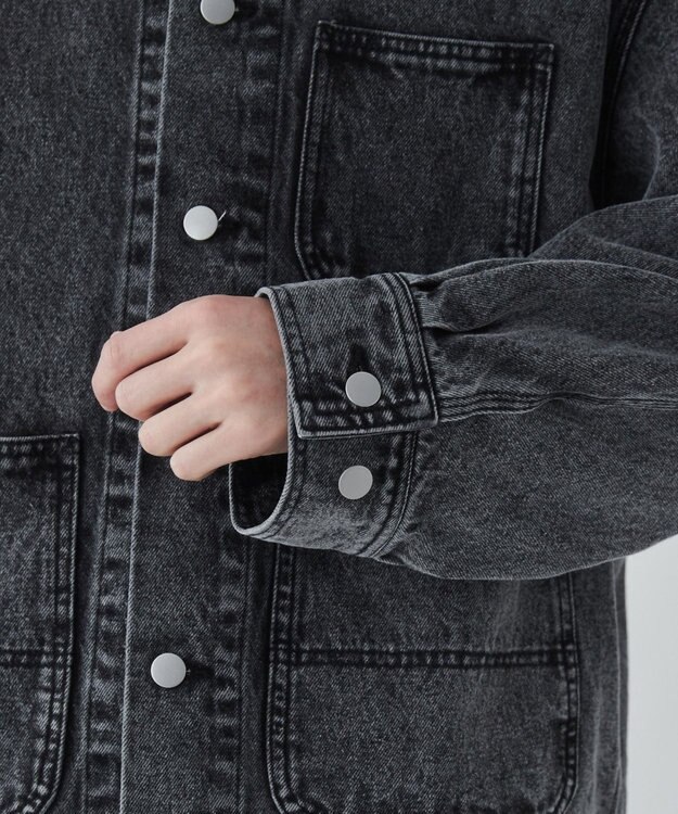 WEGO デニムカバーオール ブラック