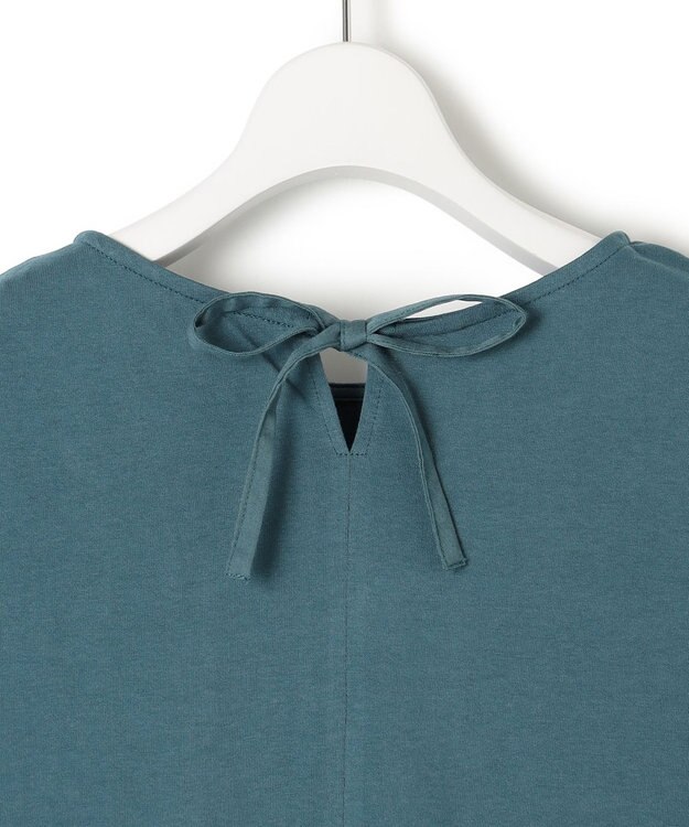 J.PRESS YORK STREET 【WOMEN】ファブリックスリーブ　プルオーバー ダークグリーン系