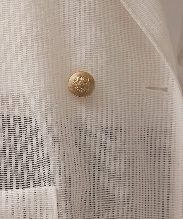 GRACE CONTINENTAL カラミロングジレ ホワイト