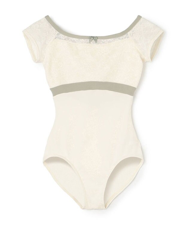 Chacott フレンチスリーブレオタード エバーグリーン