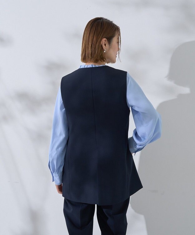 YECCA VECCA ノーカラージレ Navy