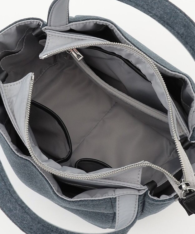 Y'SACCS フェルトトート　Sサイズ ダークグレー