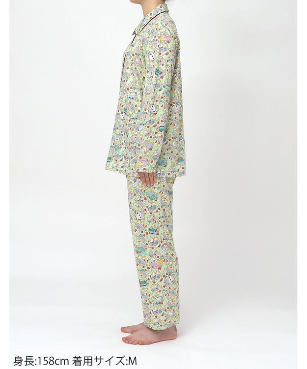 tsumori chisato SLEEP ツモリチサト パジャマ 綿100%(本体) 天竺素材 長袖 9分丈 レディース UDX592 /ワコール メロン