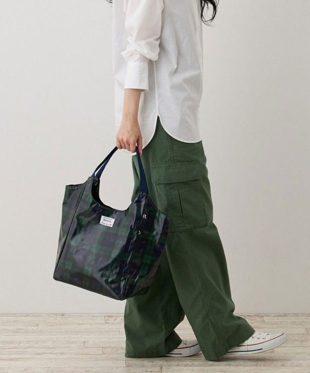 ROOTOTE 1295【肩掛け】EU.ラウンド.ラミネート-N 01：グリーン