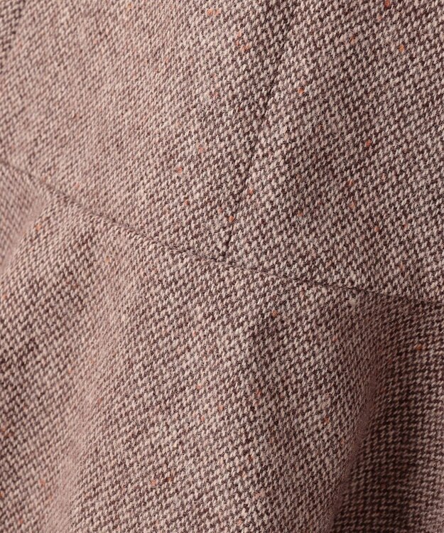 組曲 ネコアシツイードセミフレア スカート ダークブラウン系