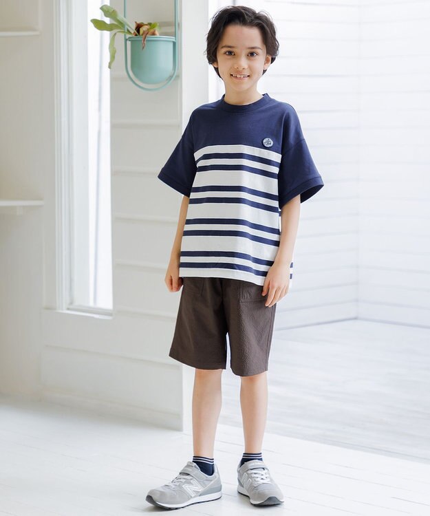 J.PRESS KIDS 【140-170cm】 サッカーハーフパンツ ブラウン