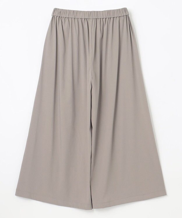 ANY 【ウエストゴム】清涼リラックスクロップドパンツ ライトモカ