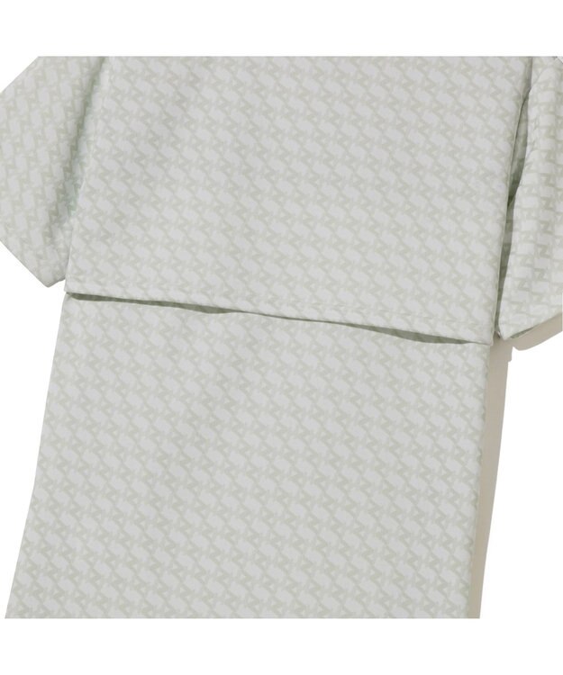 ZERO HALLIBURTON モノグラム柄ポロシャツ ZHG-W6S7a 85220 ホワイト