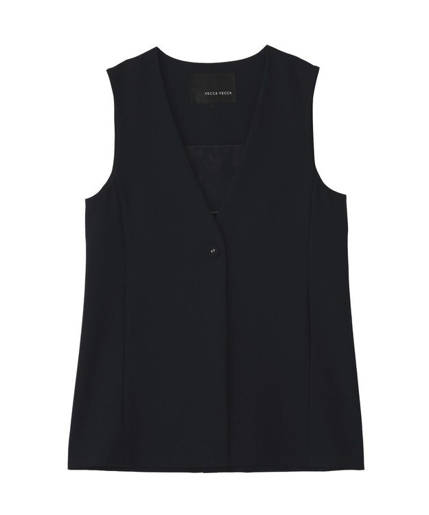 YECCA VECCA ノーカラージレ Navy