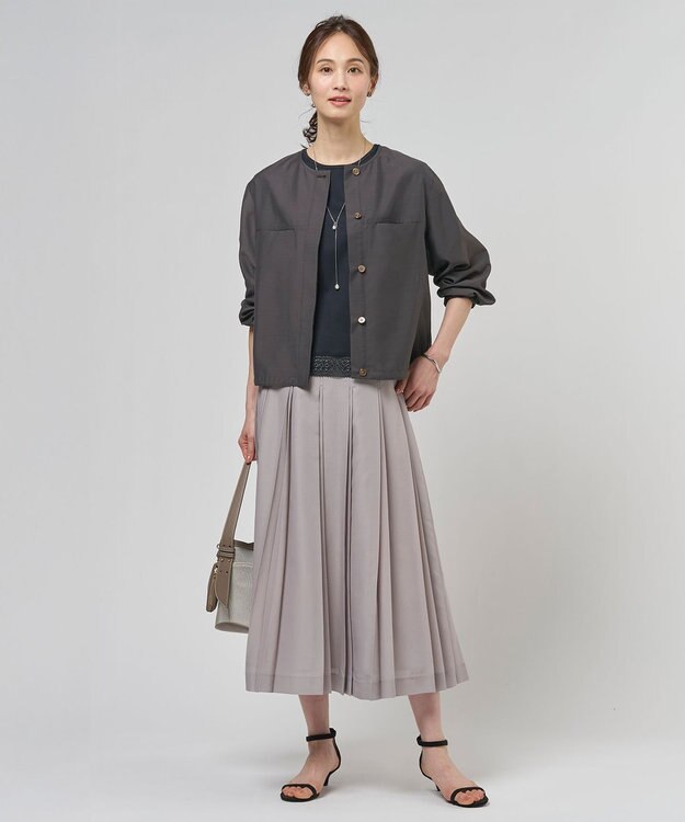 J.PRESS LADIES 【2way】キャンバス ショルダー バッグ モカ系