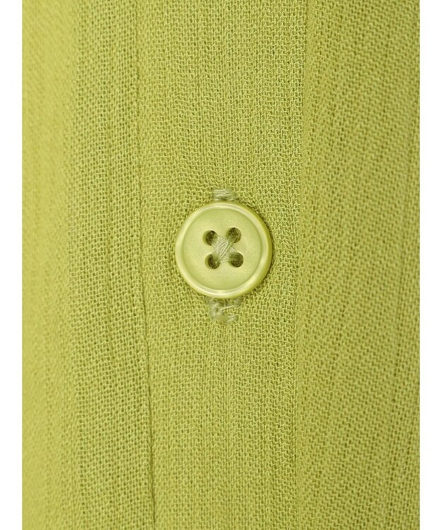 earth music&ecology レーヨンビッグシャツチュニック Lime Green