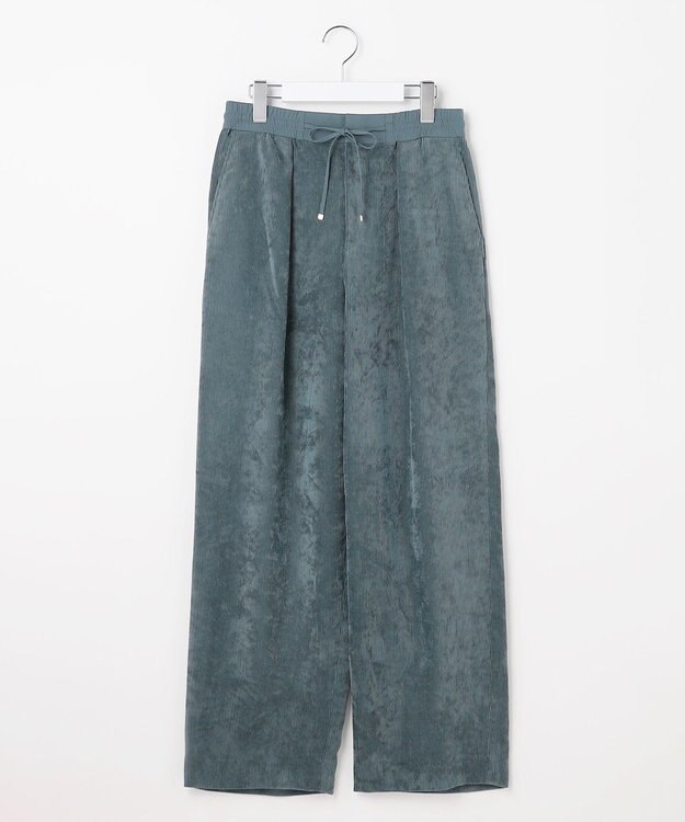 自由区 S 【カタログ掲載】ソフトコーデュロイワイド パンツⅡ ダルブルー