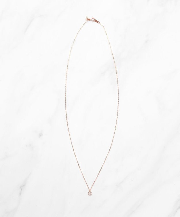 TOCCA 【WEB限定】DAHLIA DIAMOND NECKLACE ダイヤモンド ネックレス ピンクゴールド系