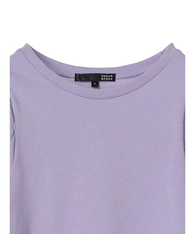 Green Parks ・ＳＵＧＡＲ　ＳＰＯＯＮ　フハクドットスリーブＴＥＥ Lavender