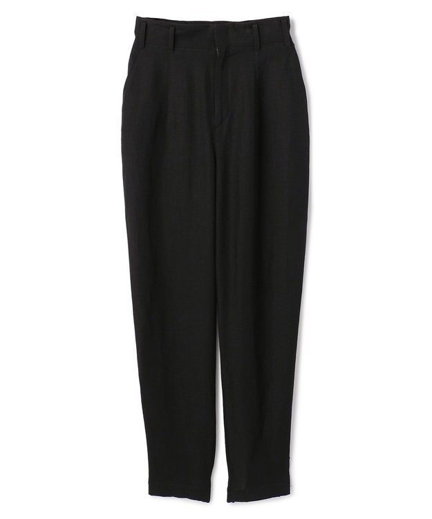 BEIGE， BERNARD / リネン混 ヘムタグ 2WAYパンツ Black