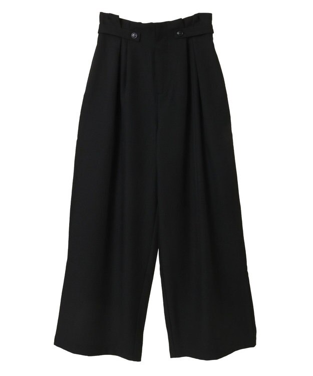 Green Parks ・ＥＬＥＮＣＡＲＥ　ＤＵＥ　サイドベルトタックパンツ Light Beige