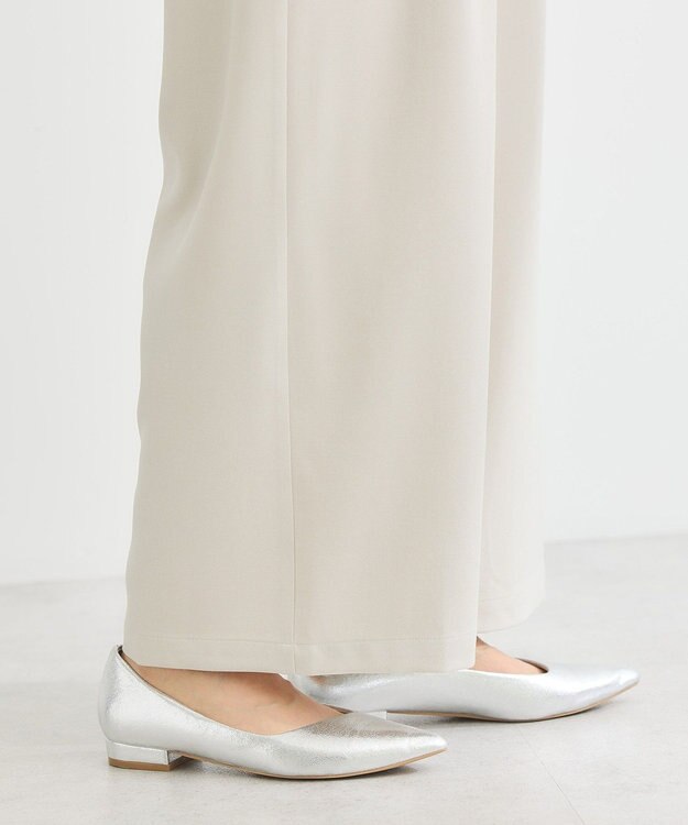 Green Parks ・ＥＬＥＮＣＡＲＥ　ＤＵＥ　サイドベルトタックパンツ Light Beige