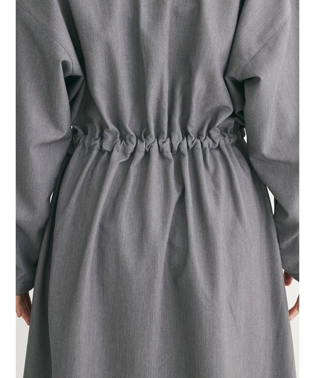 Green Parks ・ＥＬＥＮＣＡＲＥ　ＤＵＥ　Ｖネックイロイロ釦ワンピース Gray Mixture