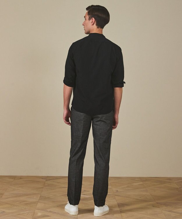 GOTAIRIKU 仕事で着られる 秋冬の綿パン【ストレッチ】コットンモールスキンストレッチパンツ グレー系