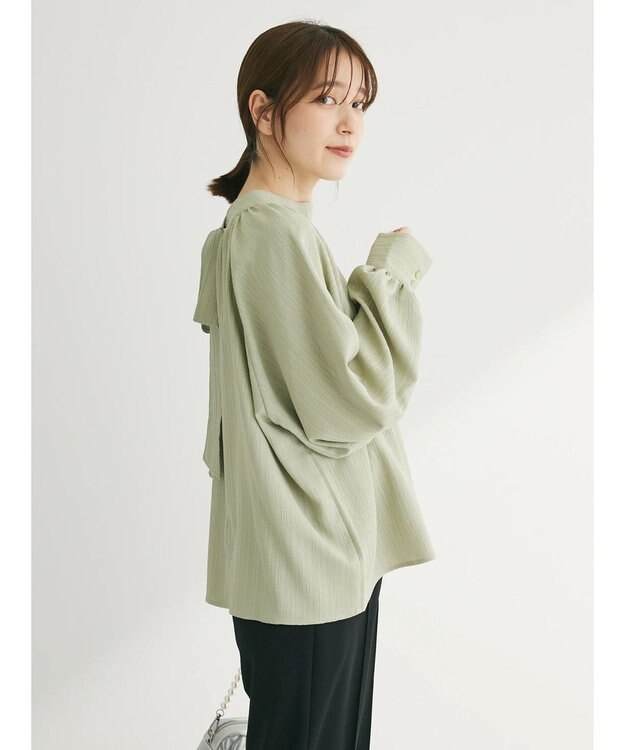 Green Parks ・ＡＮＤ　ＳＥＡＲＣＨ　バックリボンブラウス Green