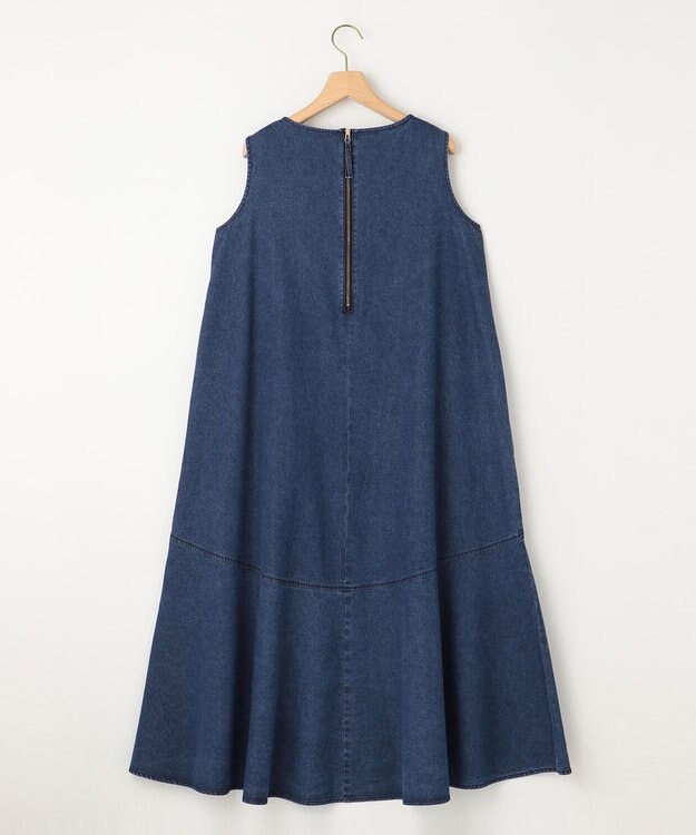 組曲 S 【WEB限定】 アメスリ デニムワンピース ユーズドブルー系