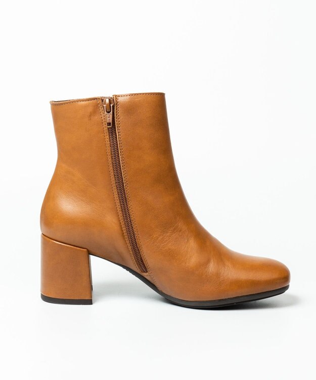 BONTRE 【BONTRE/ボントレ】スクエアショートブーツ ブラウン