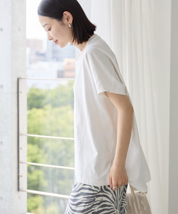 AMERICAN HOLIC フレンチスリーブ後切替プルオーバー Off White