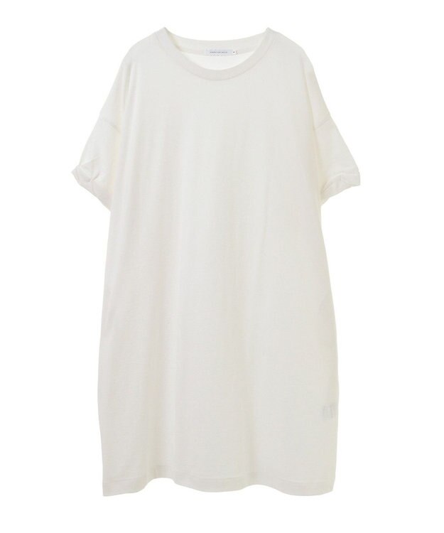 AMERICAN HOLIC 袖ロールアップカットチュニック Off White