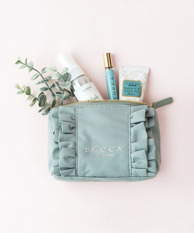 TOCCA WAVES POUCH ポーチ スカイブルー系