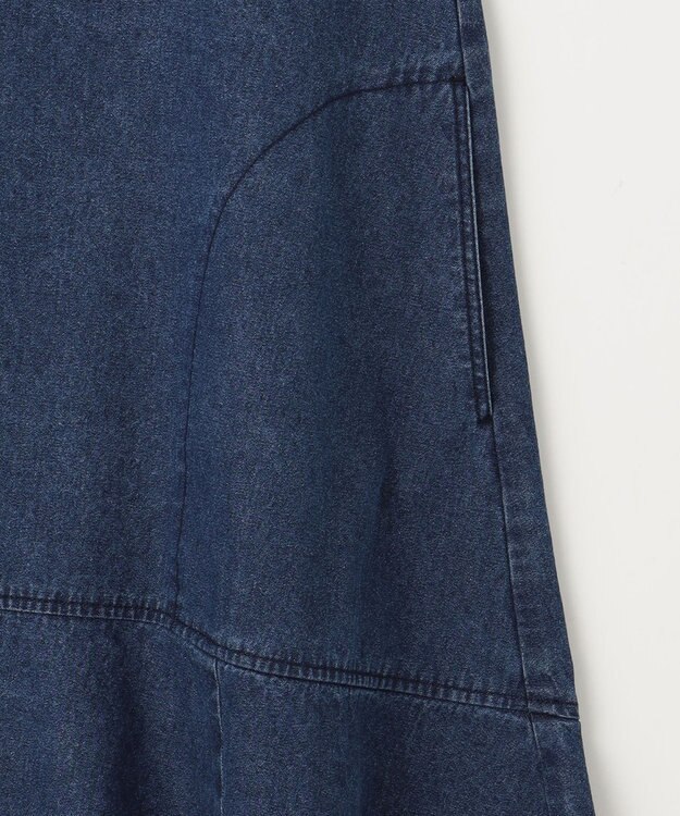 組曲 S 【WEB限定】 アメスリ デニムワンピース ユーズドブルー系