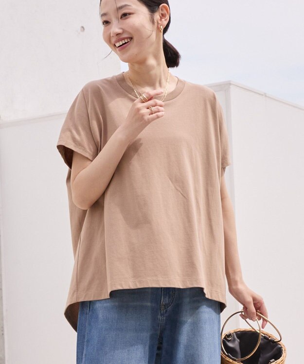 AMERICAN HOLIC フレンチスリーブ後切替プルオーバー Beige