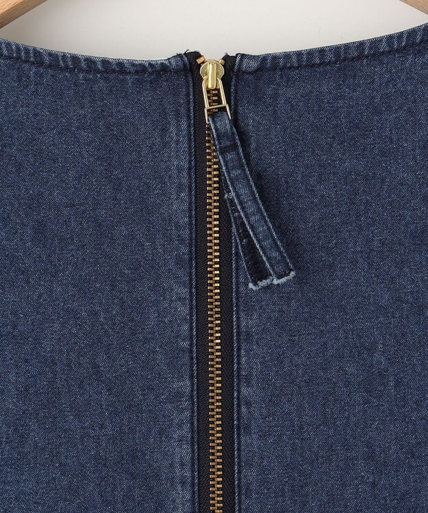 組曲 S 【WEB限定】 アメスリ デニムワンピース ユーズドブルー系