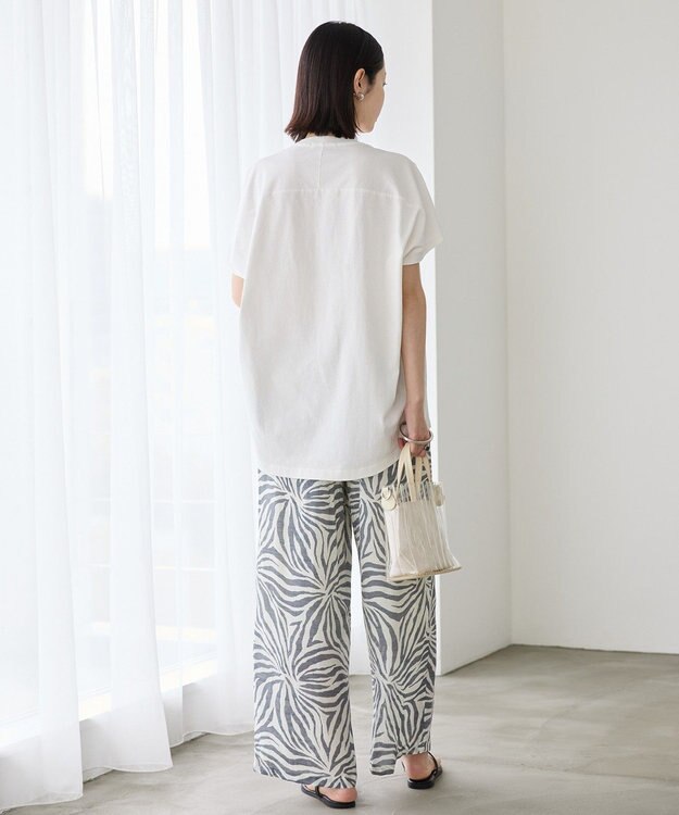 AMERICAN HOLIC フレンチスリーブ後切替プルオーバー Off White