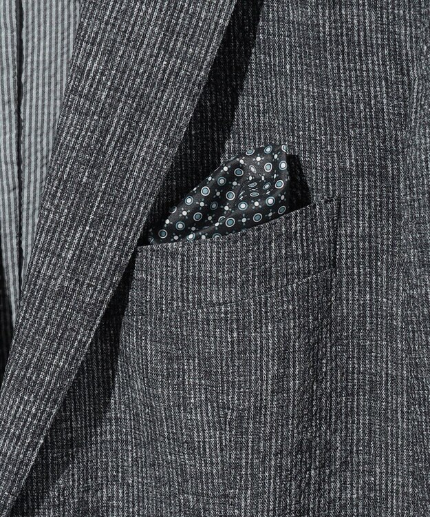 JOSEPH ABBOUD 【洗える/UV/エコ撥水・クールビズ/】ライトウェーブライト ジャケット グレー系2