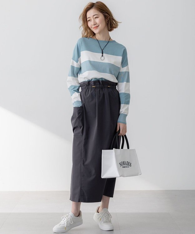 23区 オーバル リングトップ ネックレス シルバー系