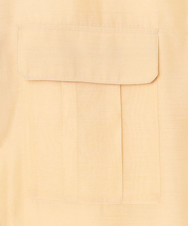 UNFILO シアークロップドシャツ ライトイエロー